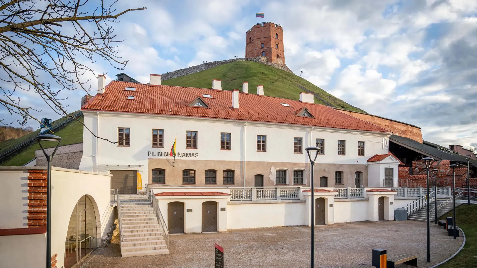 National Museum of Lithuania building and cultural heritage exhibition in Vilnius