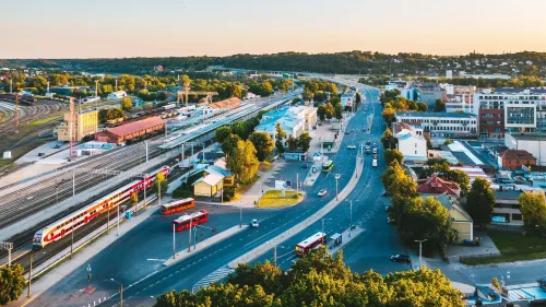 Trip planning guide cover, exploring Lithuanian destinations