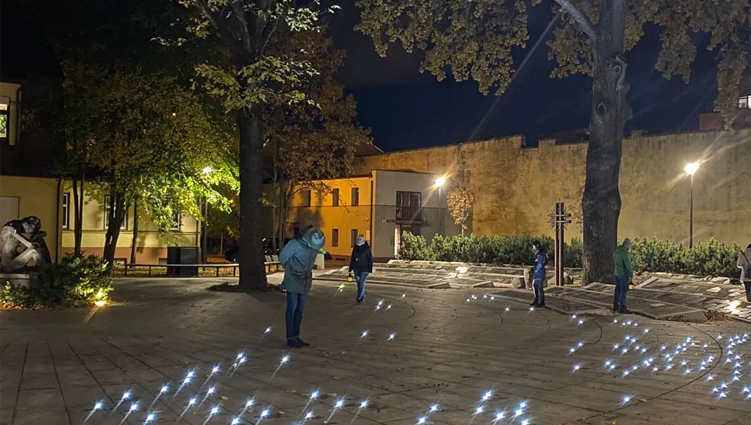 Klaipėda at night